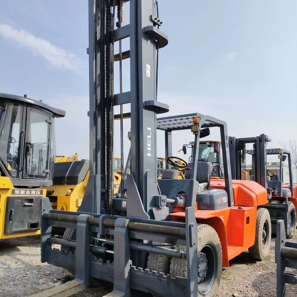 6-Meter Lift Height Mast Forklift Used Heli 10-Ton Forklift Truck Cpcd100 - Chariot élévateur: photos 1 6-Meter Lift Height Mast Forklift Used Heli 10-Ton Forklift Truck Cpcd100 - Chariot élévateur: photos 1