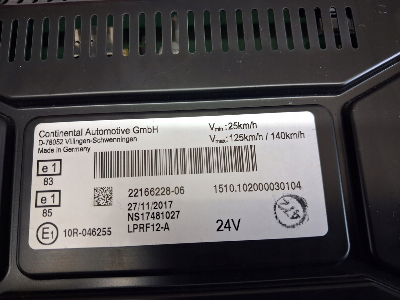 CONTINENTAL ZEGARY LICZNIKI AUTOMAT RENAULT GAMA T RANGE 22166228 - Panel de instrumentos pour Camion: photos 3 CONTINENTAL ZEGARY LICZNIKI AUTOMAT RENAULT GAMA T RANGE 22166228 - Panel de instrumentos pour Camion: photos 3