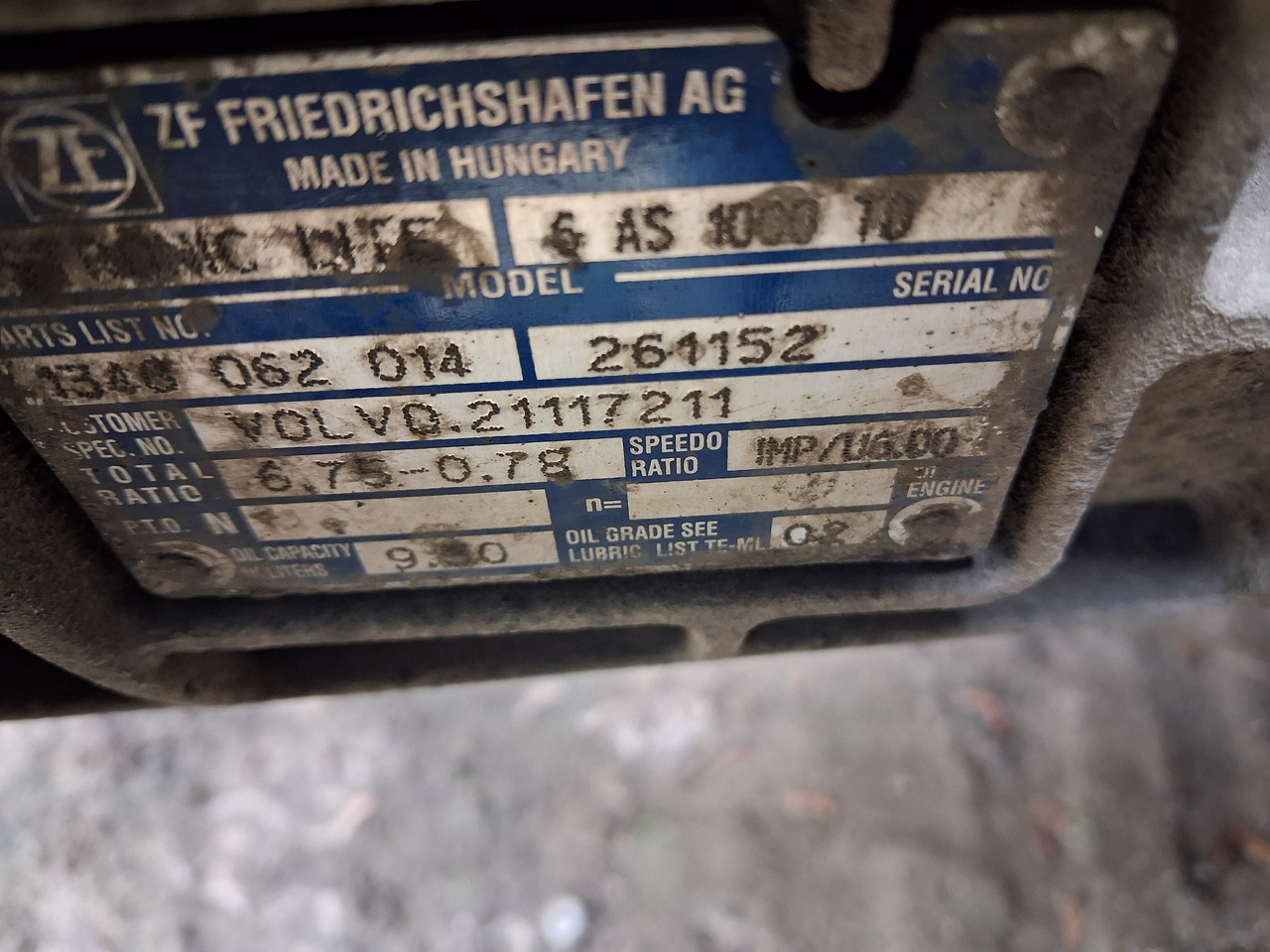 ZF SPRZEDAM SKRZYNIĘ BIEGÓW ASTRONIC LITE AUTOMAT. 6 AS 1000 TO - Boîte de vitesse pour Camion: photos 5 ZF SPRZEDAM SKRZYNIĘ BIEGÓW ASTRONIC LITE AUTOMAT. 6 AS 1000 TO - Boîte de vitesse pour Camion: photos 5