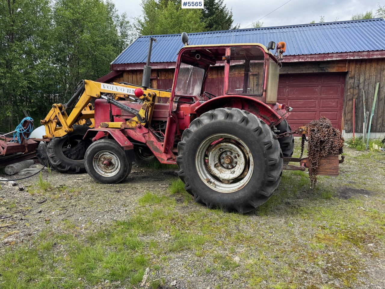 1969 Volvo BM 600 w/ Hymas front loader - Tracteur agricole: photos 4 1969 Volvo BM 600 w/ Hymas front loader - Tracteur agricole: photos 4