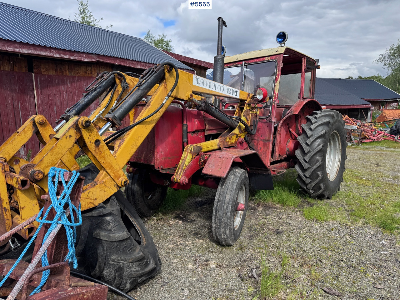 1969 Volvo BM 600 w/ Hymas front loader - Tracteur agricole: photos 2 1969 Volvo BM 600 w/ Hymas front loader - Tracteur agricole: photos 2