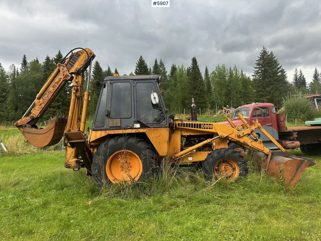 1979 CASE 580 backhoe. REP.OBJECT. WATCH VIDEO. - Tracteur agricole: photos 2 1979 CASE 580 backhoe. REP.OBJECT. WATCH VIDEO. - Tracteur agricole: photos 2