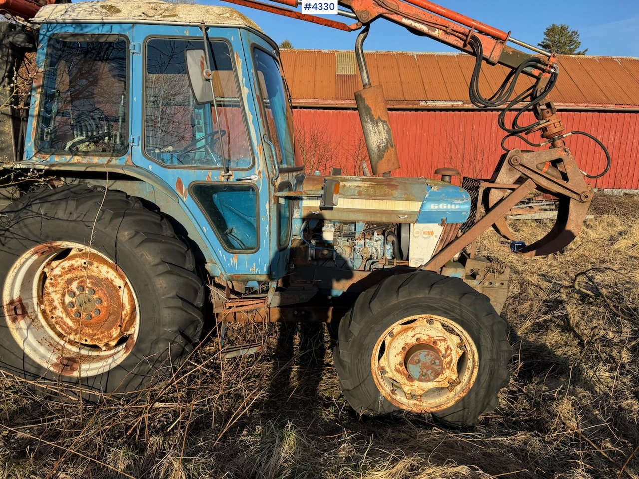 1981 Ford 6610 m/ FMV tømmerkran og tvillinghjul - Tracteur agricole: photos 2 1981 Ford 6610 m/ FMV tømmerkran og tvillinghjul - Tracteur agricole: photos 2