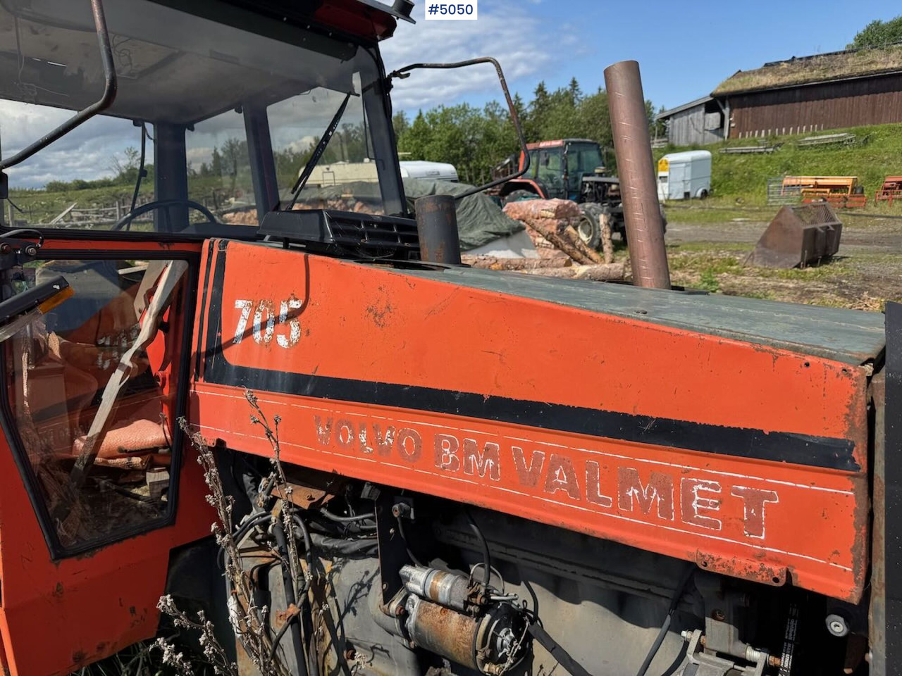 Tracteur agricole 1985 Valmet 705 Turbo rep. Object: photos 12