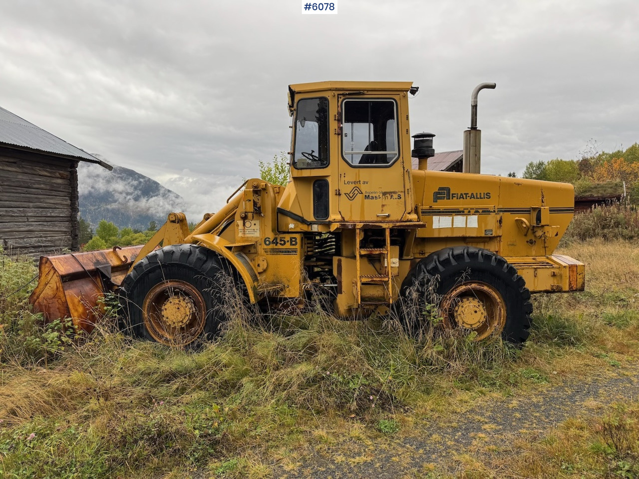 1986 Fiat-Allis 645-B Wheel Loader. - Chargeuse sur pneus: photos 1 1986 Fiat-Allis 645-B Wheel Loader. - Chargeuse sur pneus: photos 1