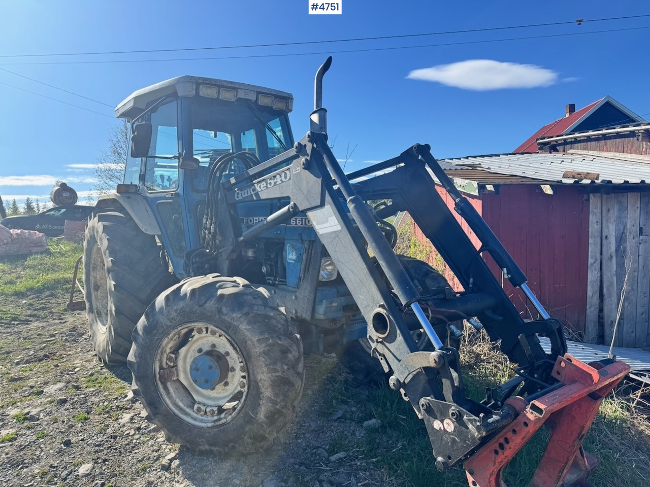 1987 Ford 6610 4x4 w/ Front loader. - Tracteur agricole: photos 4 1987 Ford 6610 4x4 w/ Front loader. - Tracteur agricole: photos 4