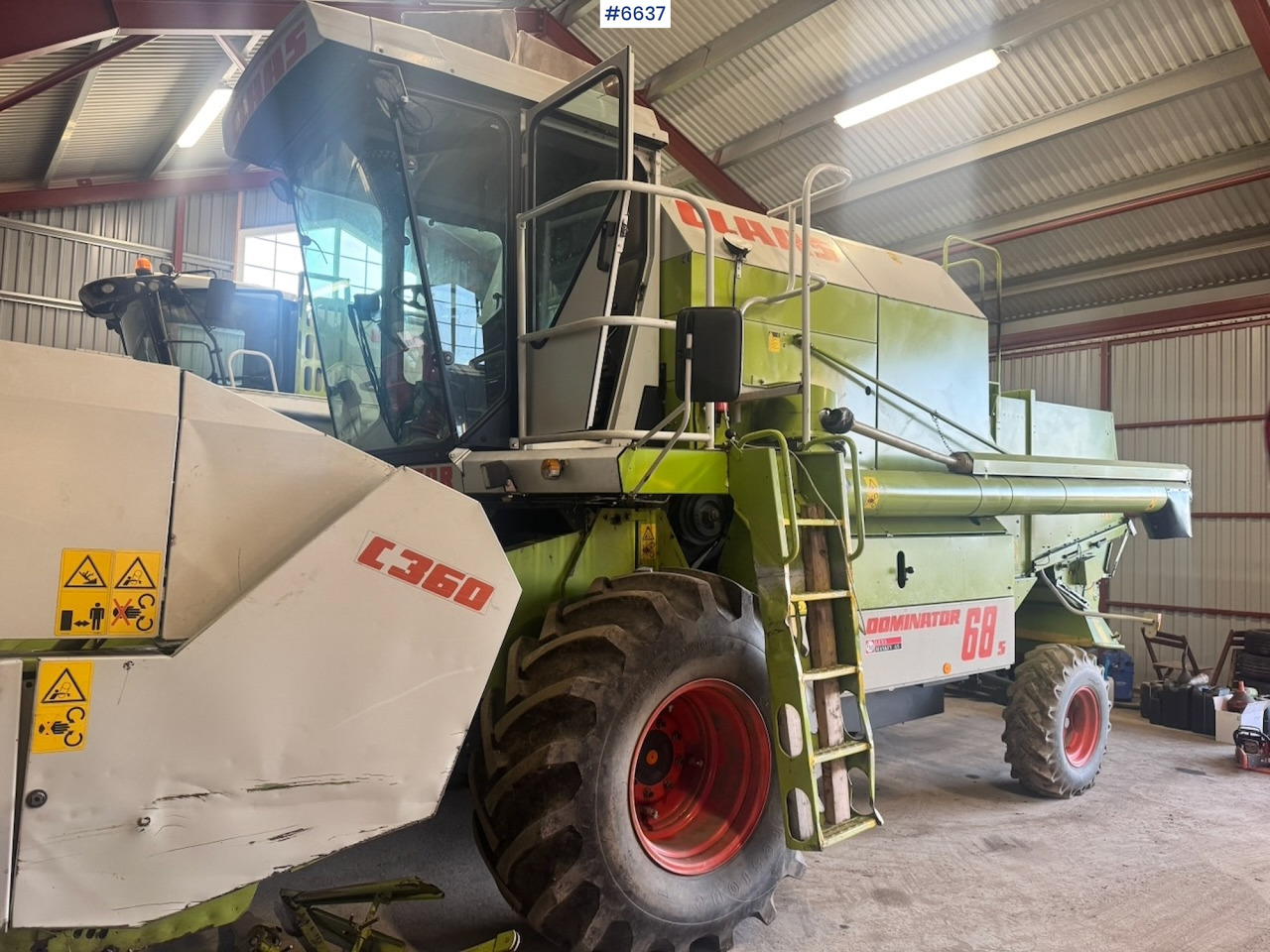 1999 Claas Dominator 68 S combine harvester with twin wheels. Well-maintained / Recently upgraded! - Moissonneuse-batteuse: photos 3 1999 Claas Dominator 68 S combine harvester with twin wheels. Well-maintained / Recently upgraded! - Moissonneuse-batteuse: photos 3