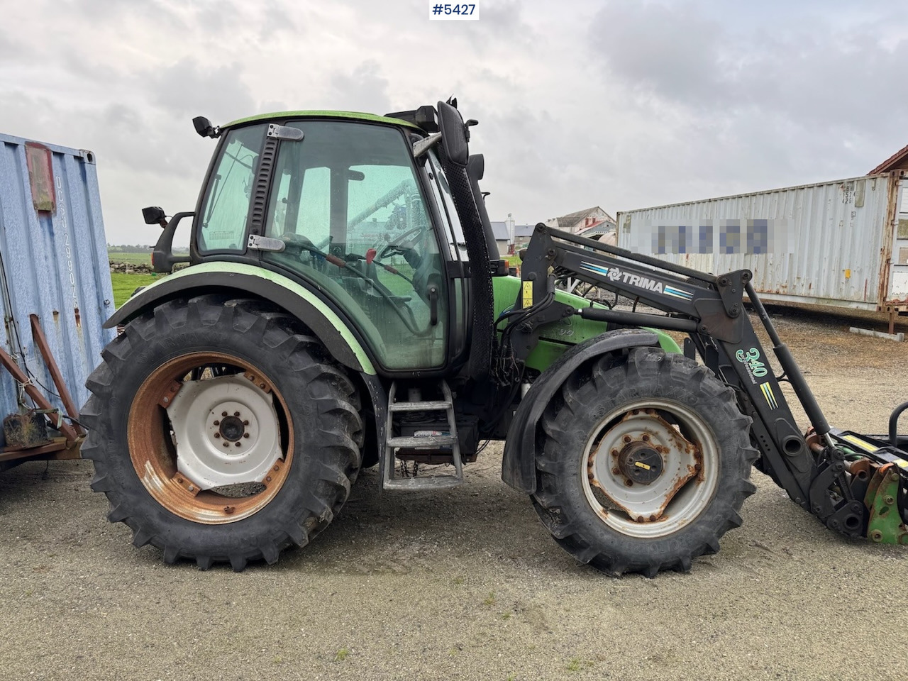 2001 Deutz Fahr Agrotron 90 w/front loader. - Tracteur agricole: photos 5 2001 Deutz Fahr Agrotron 90 w/front loader. - Tracteur agricole: photos 5