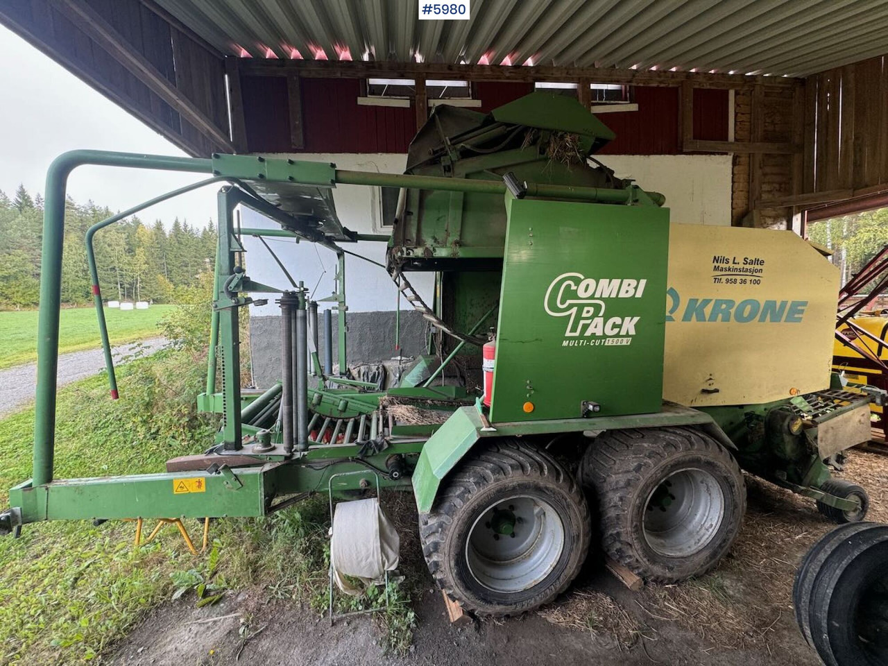 2001 Krone Combipack 1500 - Matériel de fenaison: photos 4 2001 Krone Combipack 1500 - Matériel de fenaison: photos 4