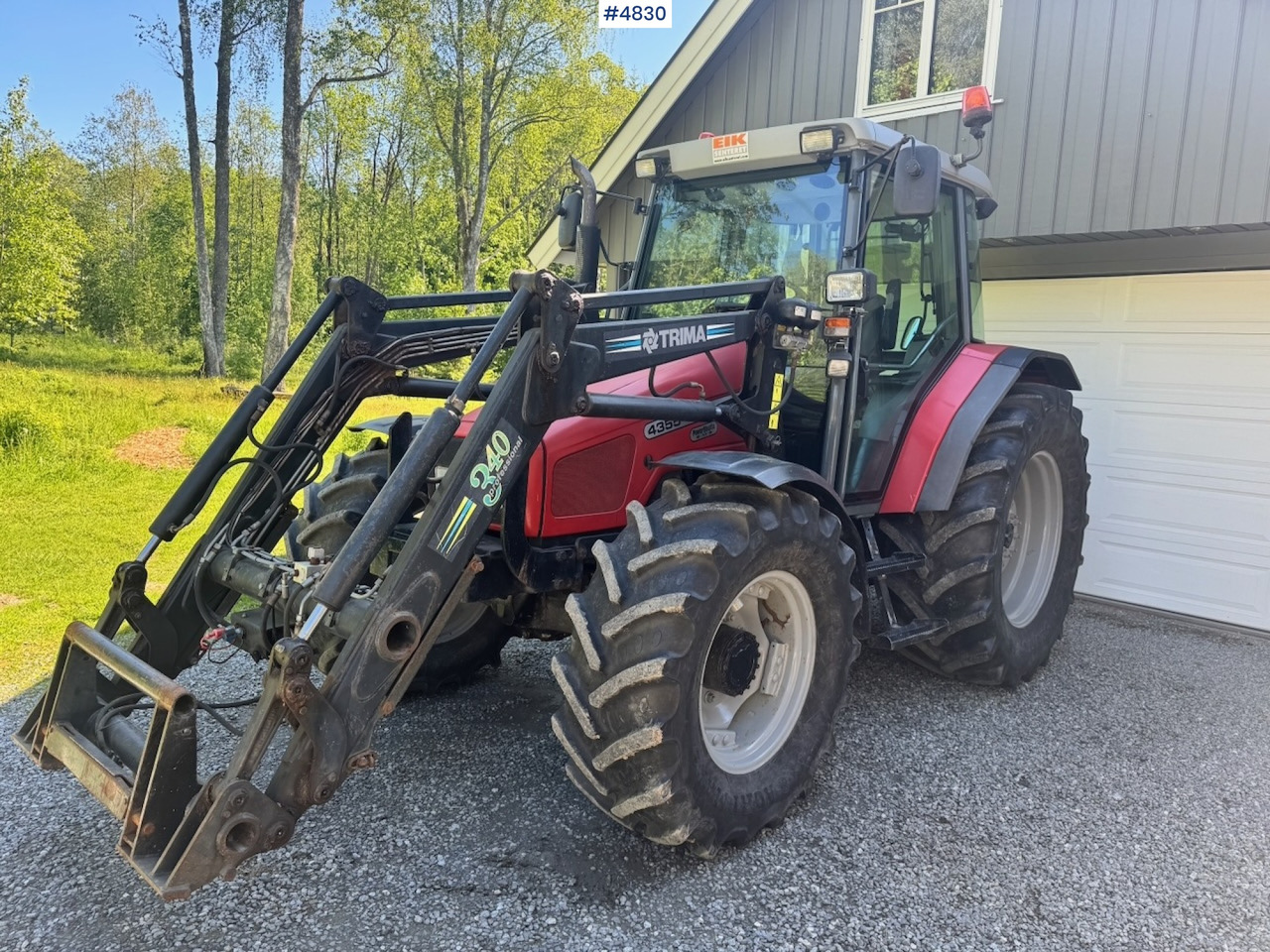 2001 Massey Ferguson 4355 4x4 with Front Loader - Tracteur agricole: photos 2 2001 Massey Ferguson 4355 4x4 with Front Loader - Tracteur agricole: photos 2