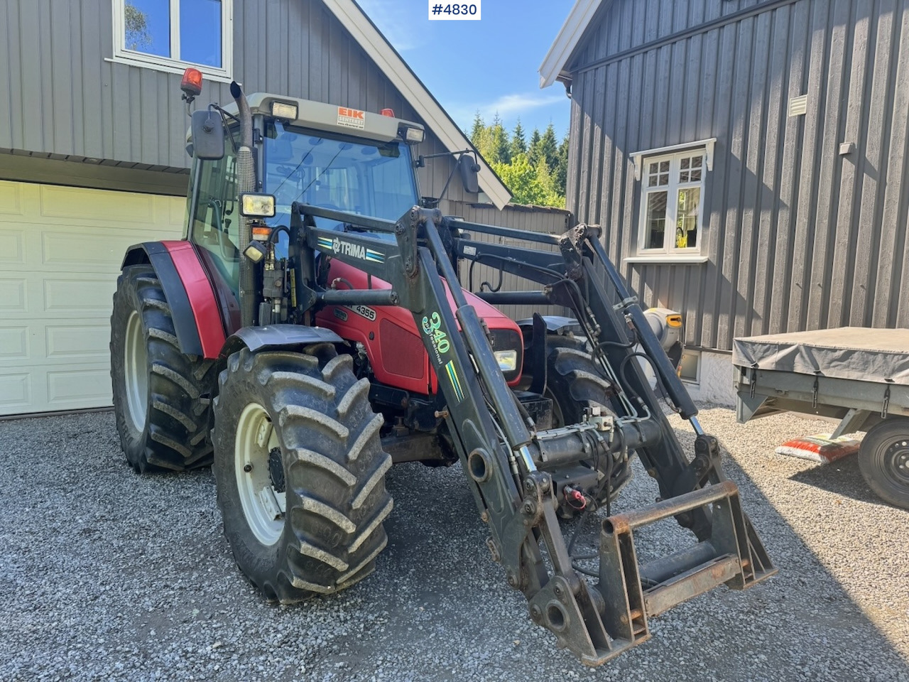 2001 Massey Ferguson 4355 4x4 with Front Loader - Tracteur agricole: photos 3 2001 Massey Ferguson 4355 4x4 with Front Loader - Tracteur agricole: photos 3
