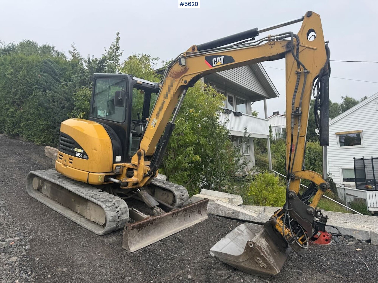 2008 CAT 305C CR Tracked Excavator with Tilt and 2 Buckets - Mini pelle: photos 1 2008 CAT 305C CR Tracked Excavator with Tilt and 2 Buckets - Mini pelle: photos 1