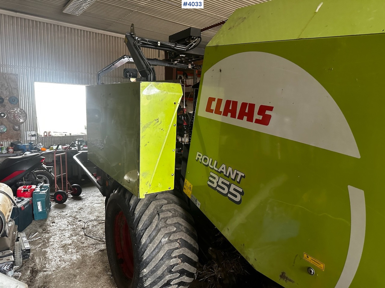 Matériel de fenaison 2008 Claas rollant 355 uniwrap round baler press: photos 6 Matériel de fenaison 2008 Claas rollant 355 uniwrap round baler press: photos 6
