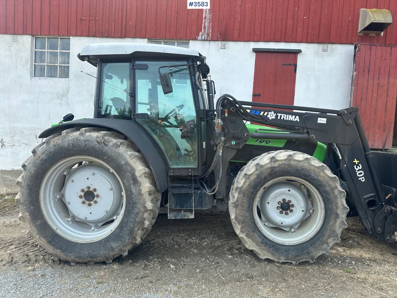 2008 Deutz-Fahr Agrofarm 100 traktor w/ Trima Front loader. See hours! - Tracteur agricole: photos 2 2008 Deutz-Fahr Agrofarm 100 traktor w/ Trima Front loader. See hours! - Tracteur agricole: photos 2