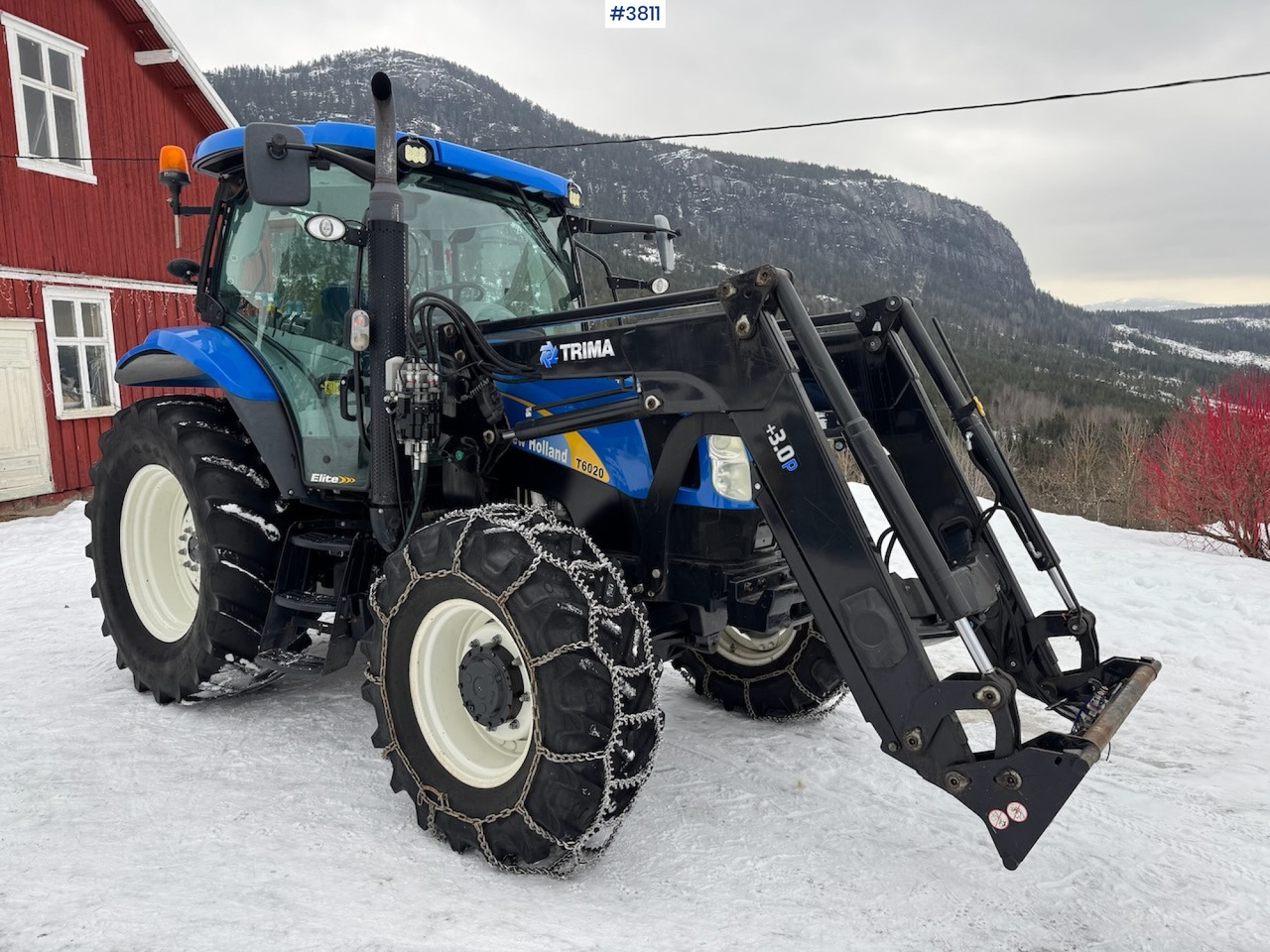 2010 New Holland T6020 Elite w/front loader - Tracteur agricole: photos 1 2010 New Holland T6020 Elite w/front loader - Tracteur agricole: photos 1
