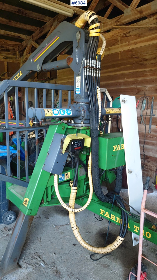 2012 Farma T10 Timber trailer w/ Farma C 6.3 G2 Crane. - Remorque grumier: photos 2 2012 Farma T10 Timber trailer w/ Farma C 6.3 G2 Crane. - Remorque grumier: photos 2