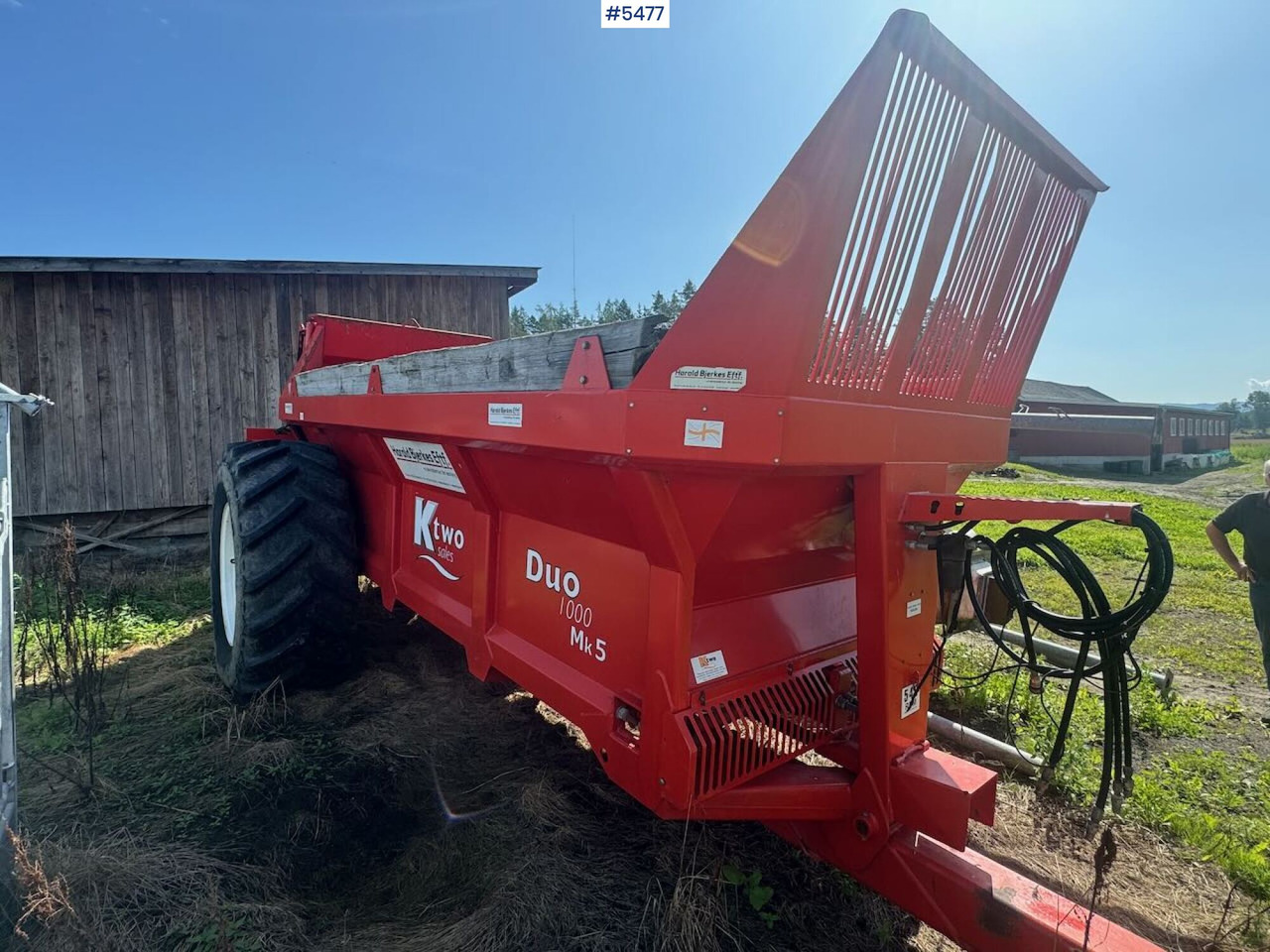 2014 Ktwo Duo 1000 Mk5 - Epandeur à fumier: photos 2 2014 Ktwo Duo 1000 Mk5 - Epandeur à fumier: photos 2