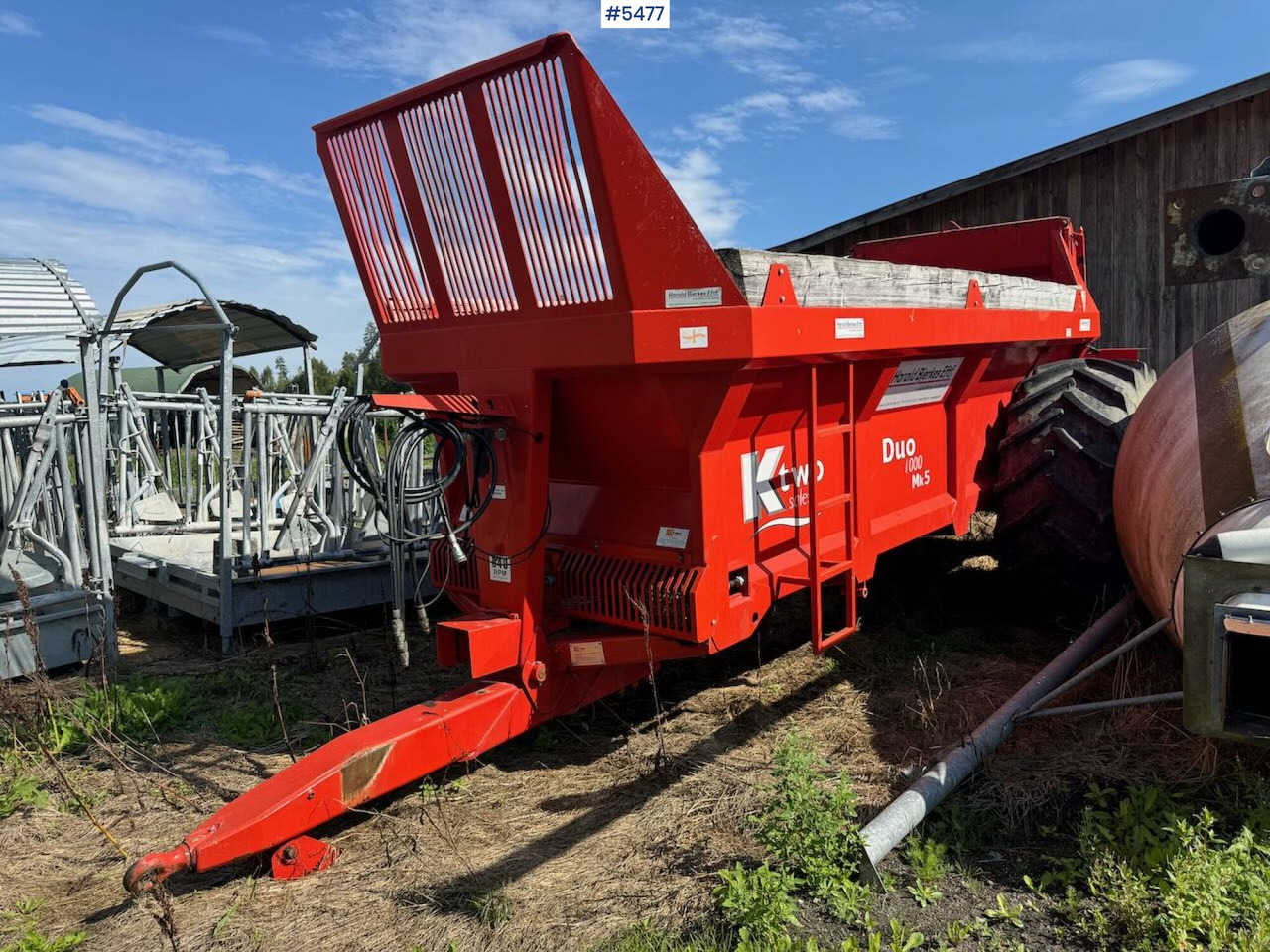 2014 Ktwo Duo 1000 Mk5 - Epandeur à fumier: photos 5 2014 Ktwo Duo 1000 Mk5 - Epandeur à fumier: photos 5