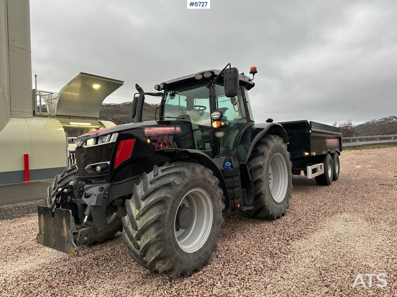 Tracteur agricole 2020 Massey-Ferguson 7719 S 4x4 brøyterigget traktor m/ 2 sett dekk, snøfres og henger. SE VIDEO.: photos 8 Tracteur agricole 2020 Massey-Ferguson 7719 S 4x4 brøyterigget traktor m/ 2 sett dekk, snøfres og henger. SE VIDEO.: photos 8