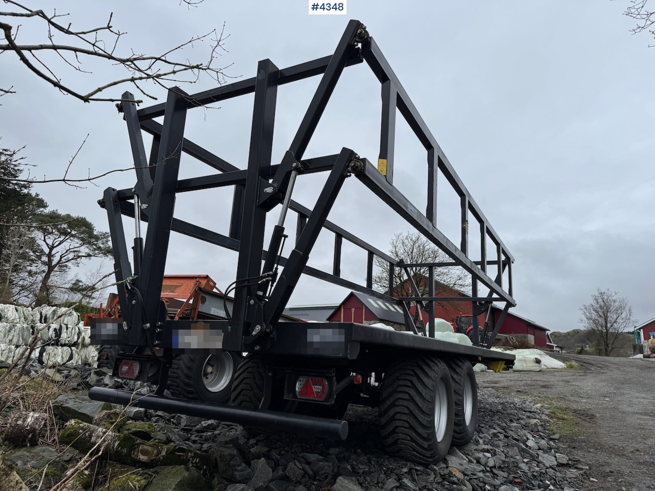 2020 Palmse Metall PT 3750PS Round bale trailer - Remorque agricole: photos 4 2020 Palmse Metall PT 3750PS Round bale trailer - Remorque agricole: photos 4