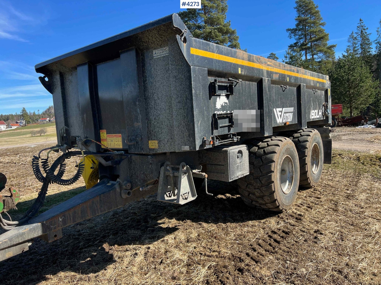 2020 Richard Western wf19DLH 2 axle dump trailer for tractor - Benne agricole: photos 1 2020 Richard Western wf19DLH 2 axle dump trailer for tractor - Benne agricole: photos 1