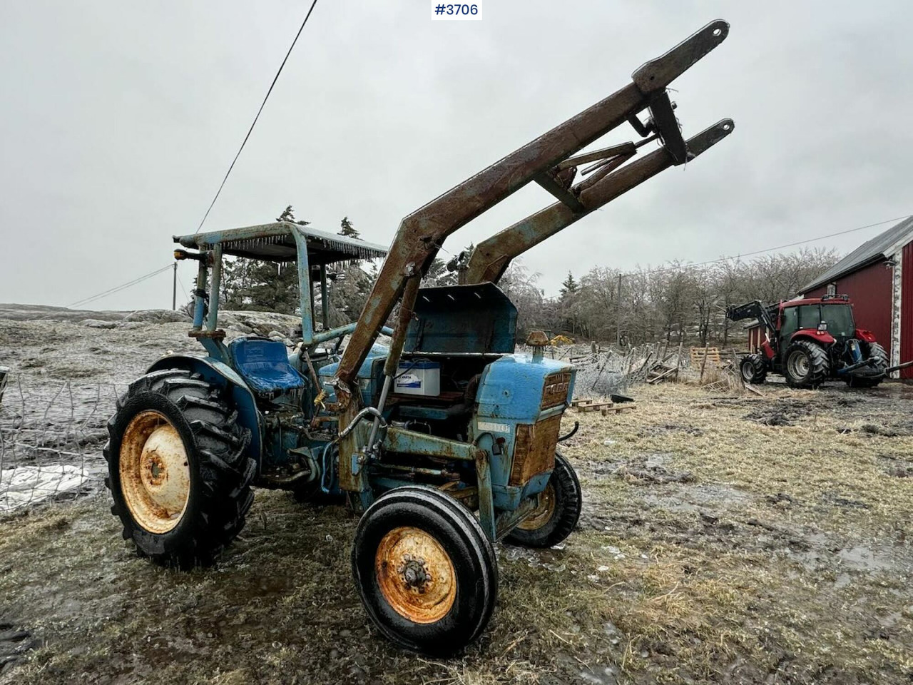 Ca. 1966 Ford Dexta 2000 m/ frontlaster og skuffe - Tracteur agricole: photos 2 Ca. 1966 Ford Dexta 2000 m/ frontlaster og skuffe - Tracteur agricole: photos 2