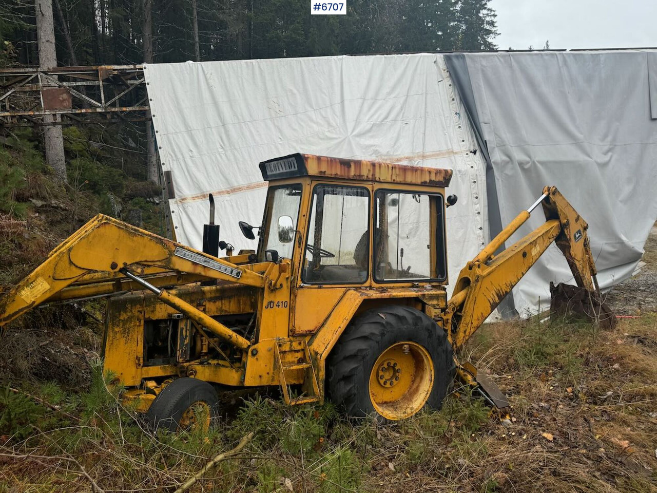 John Deere 410 Backhoe loader - Tracteur agricole: photos 2 John Deere 410 Backhoe loader - Tracteur agricole: photos 2