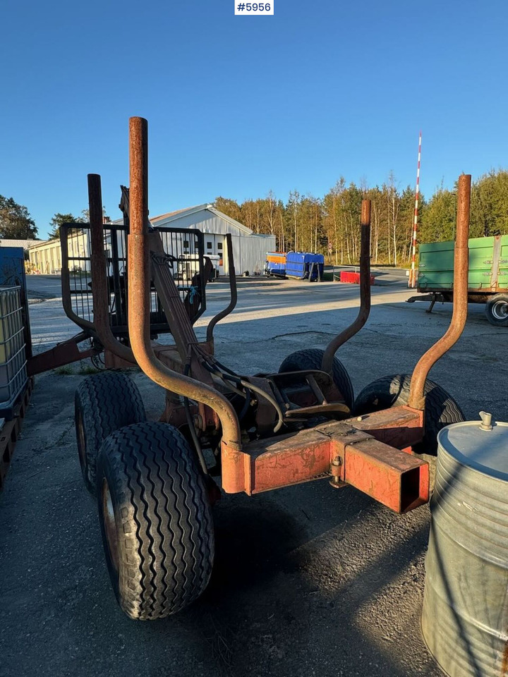 Logging trailer with Kesla crane - Remorque grumier: photos 4 Logging trailer with Kesla crane - Remorque grumier: photos 4