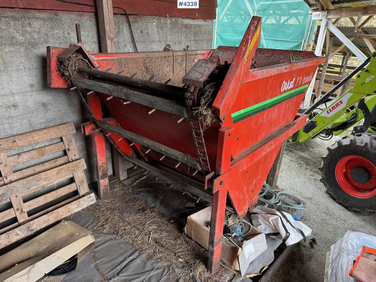 Orkel F2 Combination silage spreader. - Matériel d'élevage: photos 2 Orkel F2 Combination silage spreader. - Matériel d'élevage: photos 2