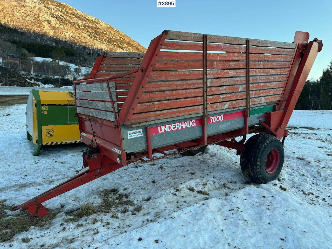 Underhaug 7000 unloader wagon - Matériel de fenaison: photos 3 Underhaug 7000 unloader wagon - Matériel de fenaison: photos 3