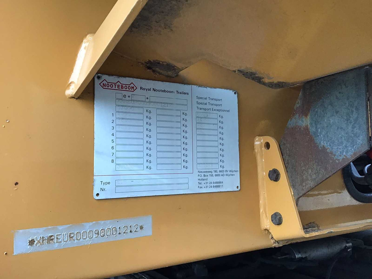 Semi-remorque surbaissé nooteboom EURO-66-03: photos 19 Semi-remorque surbaissé nooteboom EURO-66-03: photos 19