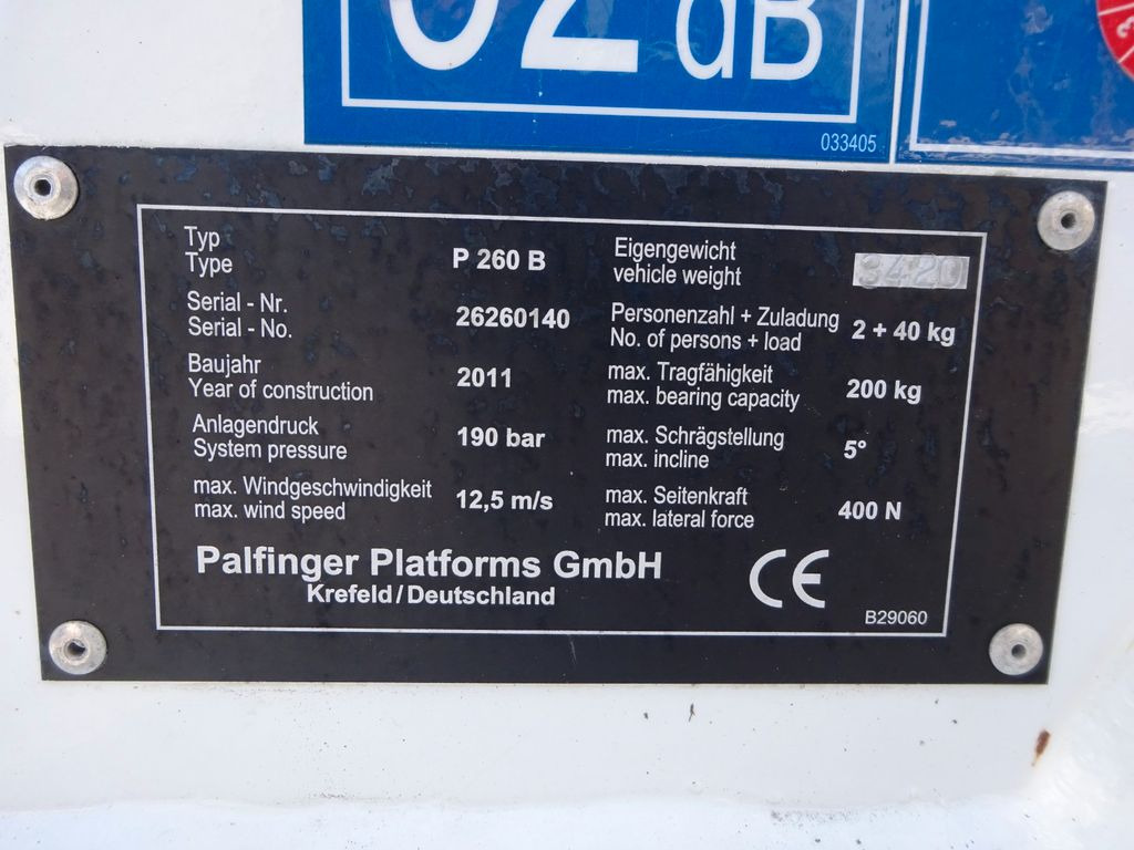 Camion avec nacelle, Véhicule utilitaire Nissan CABSTAR 35.13 PALFINGER Steiger P260B 26 Meter: photos 12