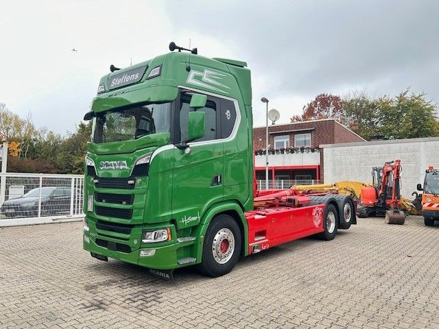 Scania S580 V8 MEILLER Abroller  mit Lift+Lenkachse 6x2 - Camion ampliroll: photos 3 Scania S580 V8 MEILLER Abroller  mit Lift+Lenkachse 6x2 - Camion ampliroll: photos 3
