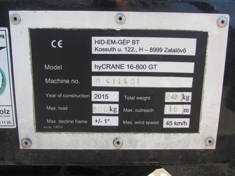 Teupen TGT HighCrane 800 hyCRANE 16-800GT Raupenkran Mini - Nacelle articulée: photos 3 Teupen TGT HighCrane 800 hyCRANE 16-800GT Raupenkran Mini - Nacelle articulée: photos 3