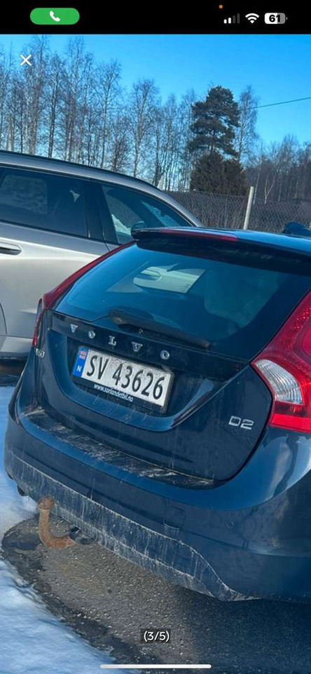 2013 Volvo V60 (rep.-objekt) - Voiture: photos 3 2013 Volvo V60 (rep.-objekt) - Voiture: photos 3