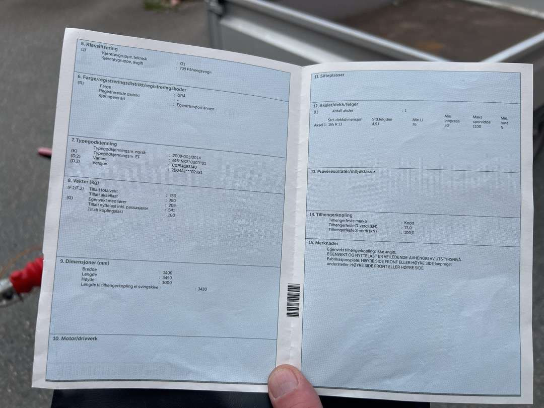 Autre matériel 2020 Tilhenger TYSSE TYSSE (som ny): photos 15