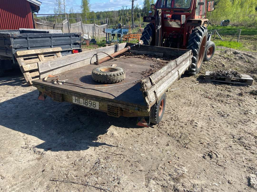 Traktorhenger Enkelt rep objekt med bra understell! - Machine agricole: photos 2 Traktorhenger Enkelt rep objekt med bra understell! - Machine agricole: photos 2