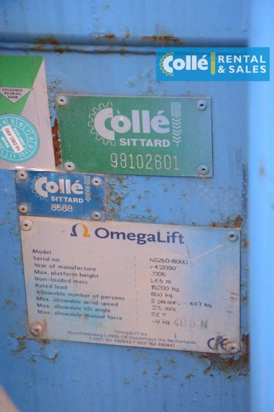 Omega NS260 | 2007 - Nacelle ciseaux: photos 5 Omega NS260 | 2007 - Nacelle ciseaux: photos 5