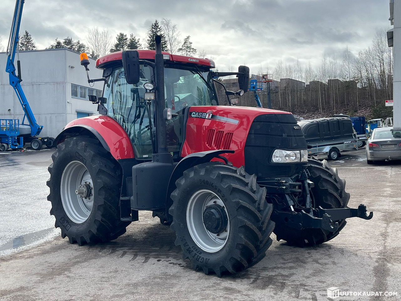 Case IH Puma 160, tractor with front linkage, 6,581 h, 2014, Espoo - Tracteur agricole: photos 2 Case IH Puma 160, tractor with front linkage, 6,581 h, 2014, Espoo - Tracteur agricole: photos 2