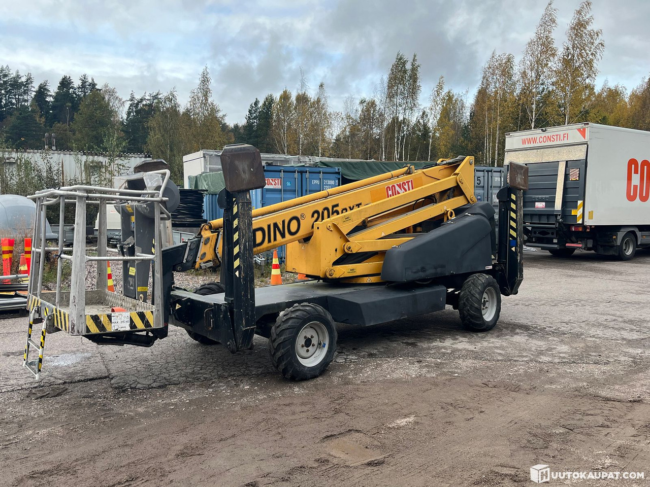 Dino 205RXT, Kuukulkija henkilönostin, Kymppi voimassa vuoteen 2029, Korjattavaksi, 2005, Vantaa - Nacelle sur remorque: photos 2 Dino 205RXT, Kuukulkija henkilönostin, Kymppi voimassa vuoteen 2029, Korjattavaksi, 2005, Vantaa - Nacelle sur remorque: photos 2