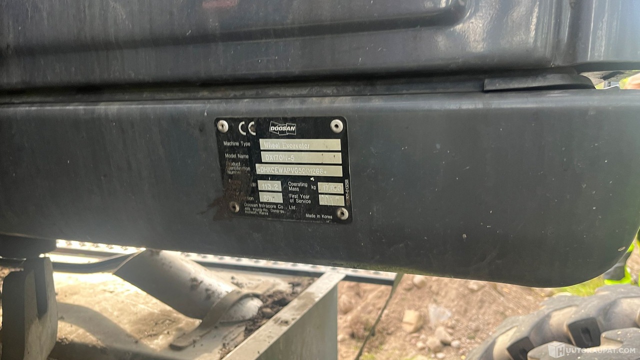Doosan DX170, 2017, Varkaus - Pelle sur pneus: photos 5 Doosan DX170, 2017, Varkaus - Pelle sur pneus: photos 5