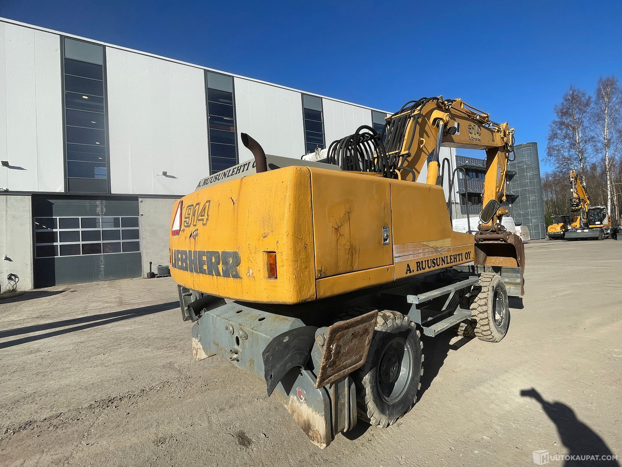 Liebherr A 914, 1998 Kaivinkone, Tuusula - Pelle sur pneus: photos 5 Liebherr A 914, 1998 Kaivinkone, Tuusula - Pelle sur pneus: photos 5