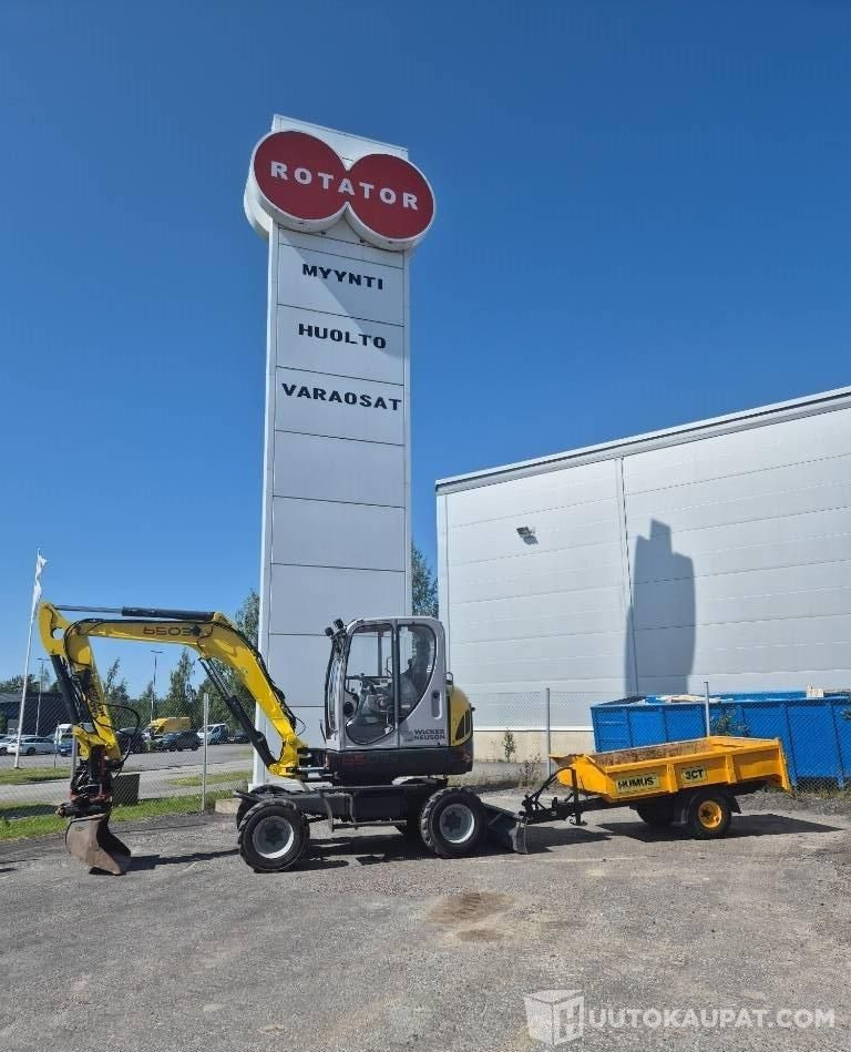 Wacker Neuson 6503, 2008, 4 860 h Kaivinkone + Peräkärry, Oulu - Mini pelle: photos 1 Wacker Neuson 6503, 2008, 4 860 h Kaivinkone + Peräkärry, Oulu - Mini pelle: photos 1