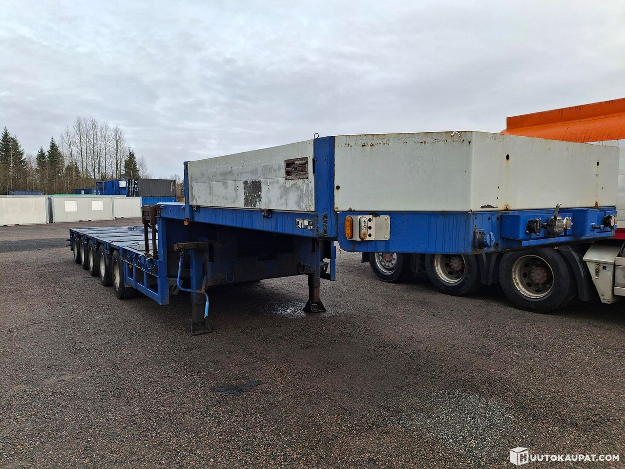 Make Goldhofer STZ-L5-58/80 A, 2009, Nurmijärvi - Semi-remorque plateau: photos 2 Make Goldhofer STZ-L5-58/80 A, 2009, Nurmijärvi - Semi-remorque plateau: photos 2