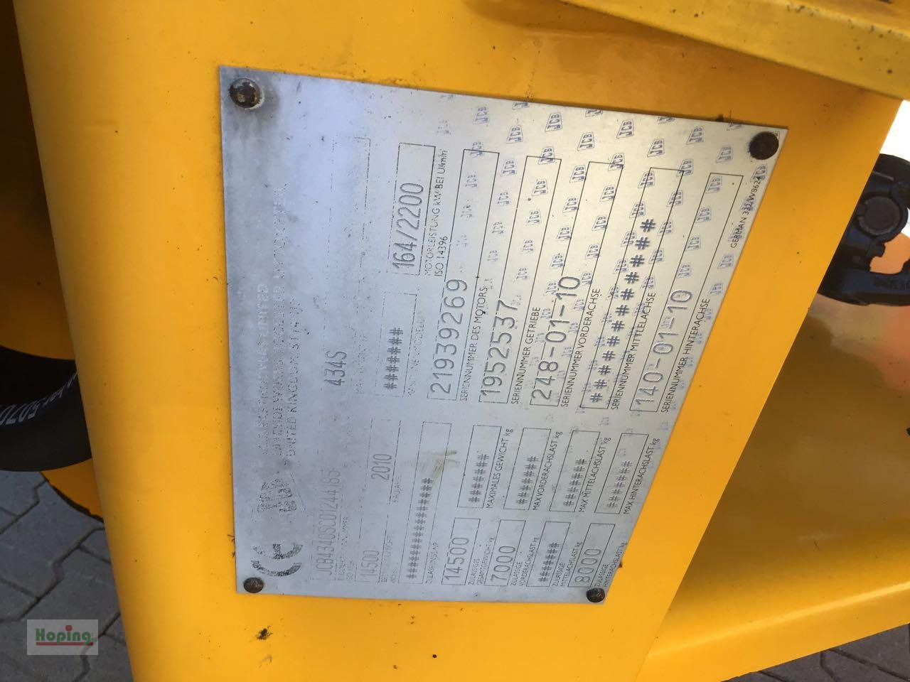 Chargeuse sur pneus JCB 434S: photos 16 Chargeuse sur pneus JCB 434S: photos 16