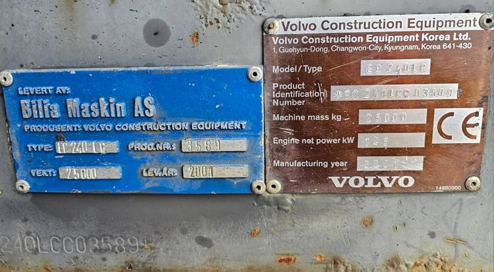 Pelle sur chenille Volvo EC 240 LC: photos 33
