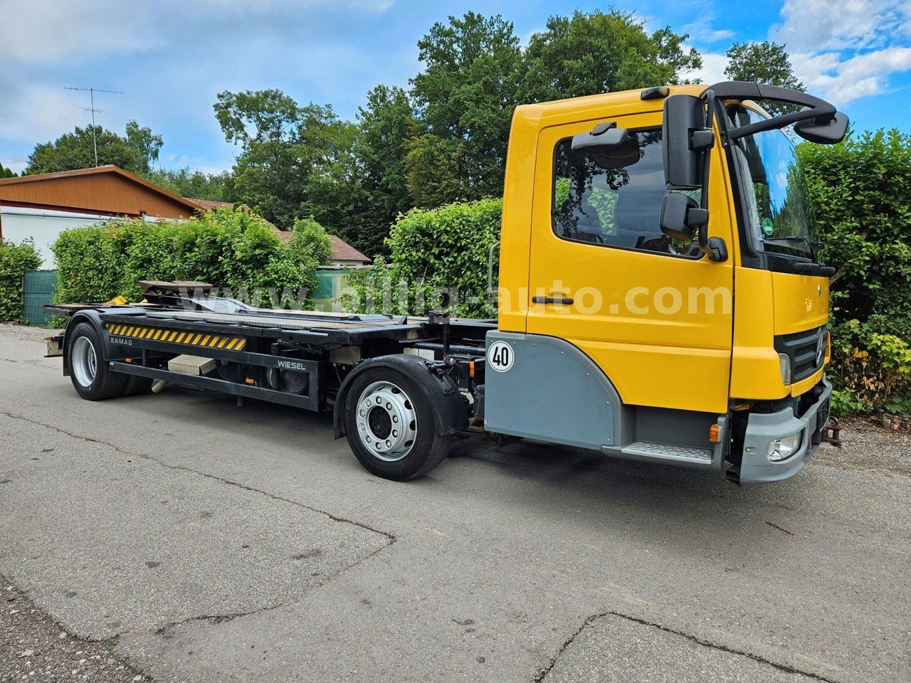 Mercedes-Benz Kamag * WBH 25 * Wiesel * Umsetzer * Sattelkupp. - Camion porte-conteneur/ Caisse mobile: photos 3 Mercedes-Benz Kamag * WBH 25 * Wiesel * Umsetzer * Sattelkupp. - Camion porte-conteneur/ Caisse mobile: photos 3