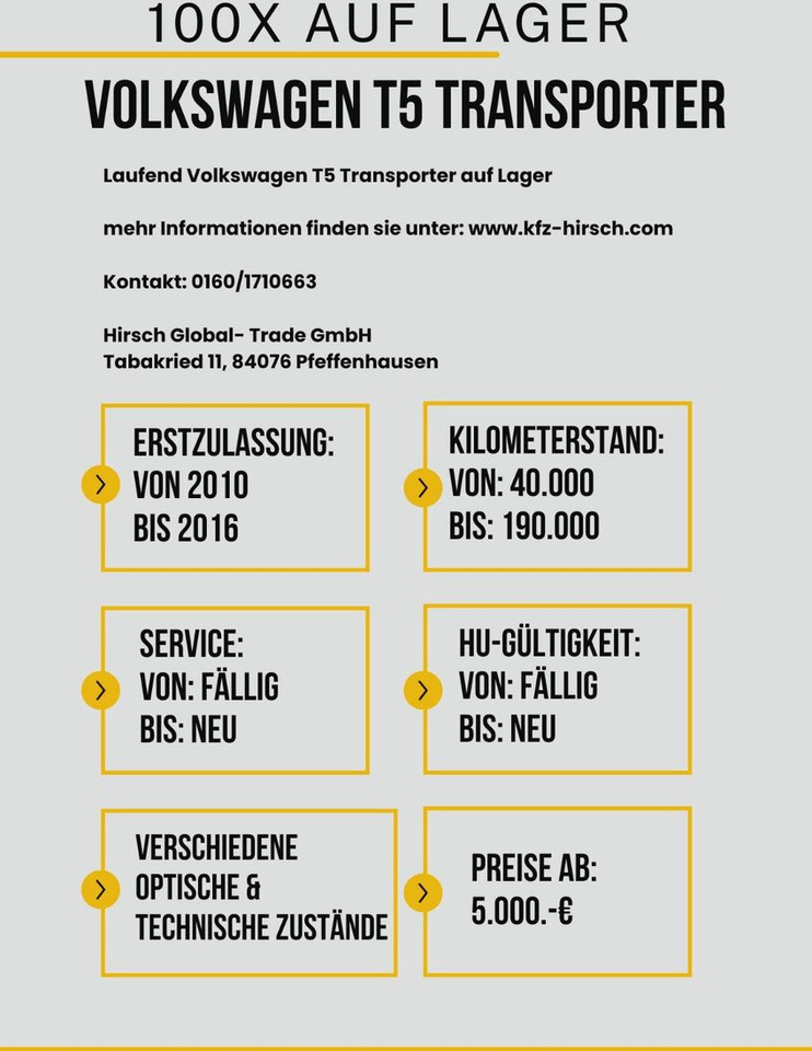 Volkswagen T5 Transporter 2.0TDI EU5*2xSchiebetüre*1.Hand* - Transport de personnes: photos 4 Volkswagen T5 Transporter 2.0TDI EU5*2xSchiebetüre*1.Hand* - Transport de personnes: photos 4