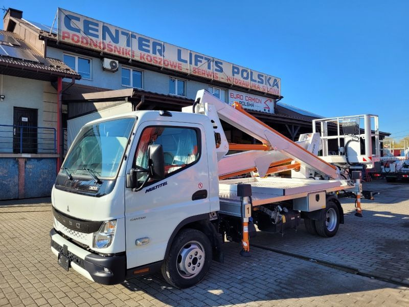 Mitsubishi Mitsubishi Canter Fuso 3C13 podnośnik koszowy 20 m Multitel MXE200 - Camion avec nacelle: photos 1 Mitsubishi Mitsubishi Canter Fuso 3C13 podnośnik koszowy 20 m Multitel MXE200 - Camion avec nacelle: photos 1