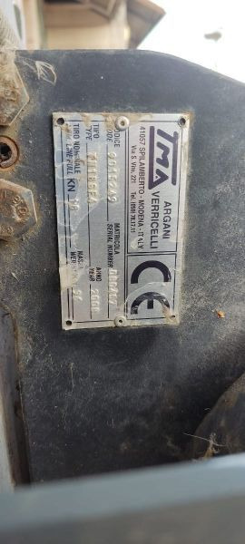 Wciągarka 3,8T do ładowarki obrotowej Dieci Pegasus 40.17, 40.18, 38.16, 45.21 - Treuil: photos 4 Wciągarka 3,8T do ładowarki obrotowej Dieci Pegasus 40.17, 40.18, 38.16, 45.21 - Treuil: photos 4